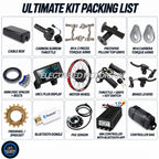 The Ultimate 72V 3000W 60A Bluetooth Ebike Conversion Kit