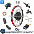 The Ultimate 72V 3000W 60A Bluetooth Ebike Conversion Kit
