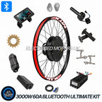 The Ultimate 72V 3000W 60A Bluetooth Ebike Conversion Kit