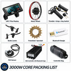 72V 3000w 60A Bluetooth Core Kit