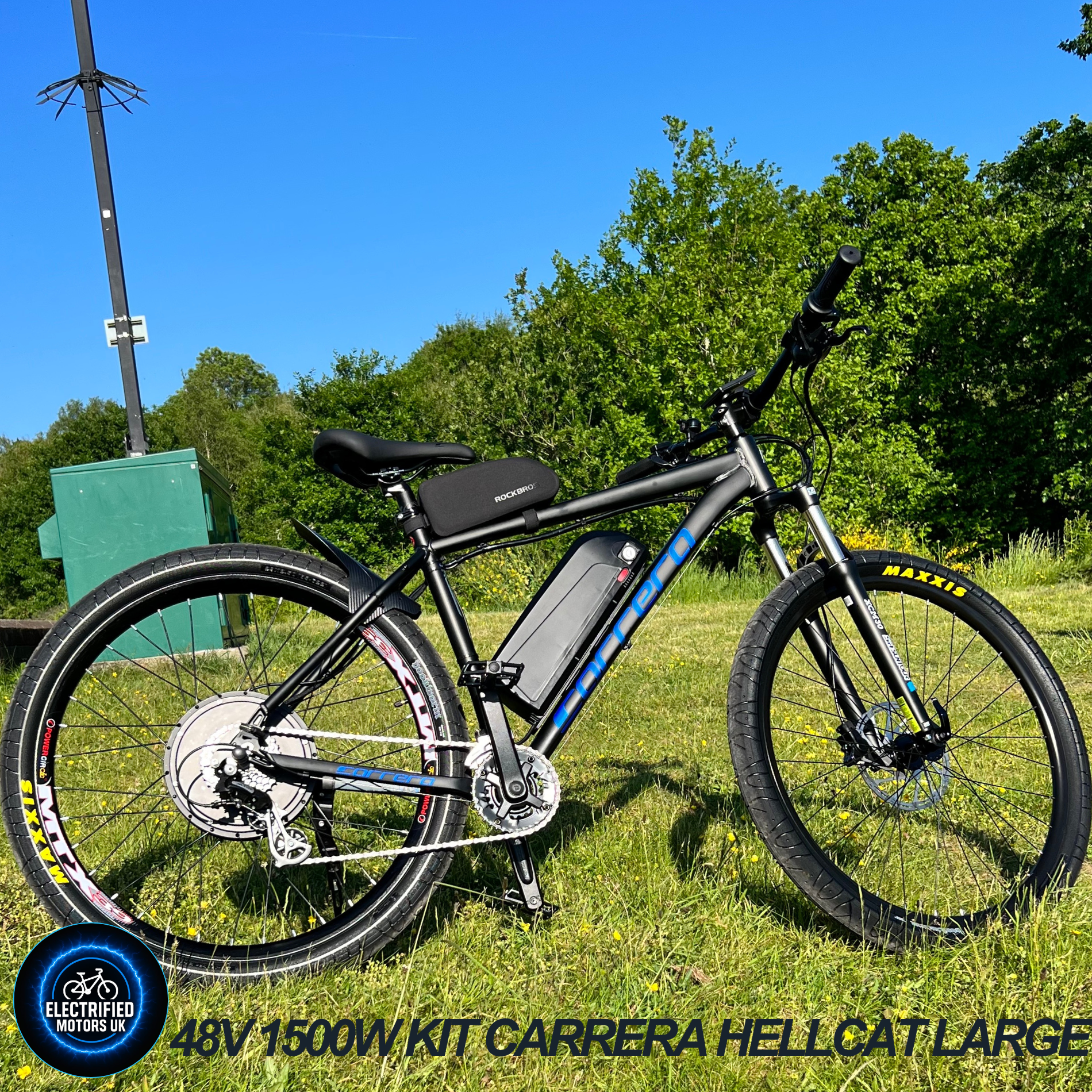 1500W E-Bike Conversion Kit Samsung 48V 20AH Battery SW900 Display Original MTX39 Rim Rear Wheel 7 Speed