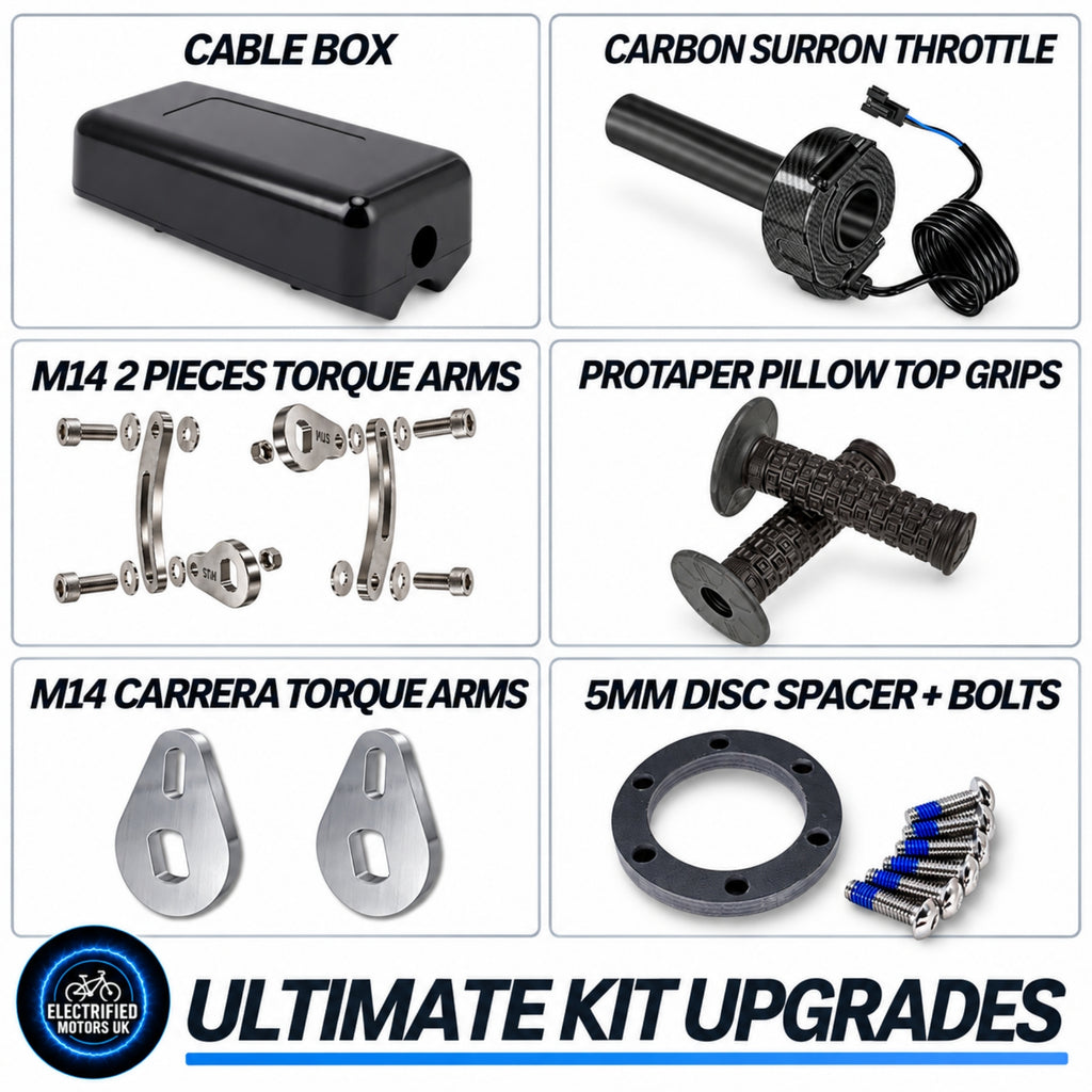 The Ultimate 72V 3000W 60A Bluetooth Ebike Conversion Kit