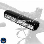 Light Bar Bike Headlight Front Light Ultra-Bright LED 1800 Lumens USB Bicycle
