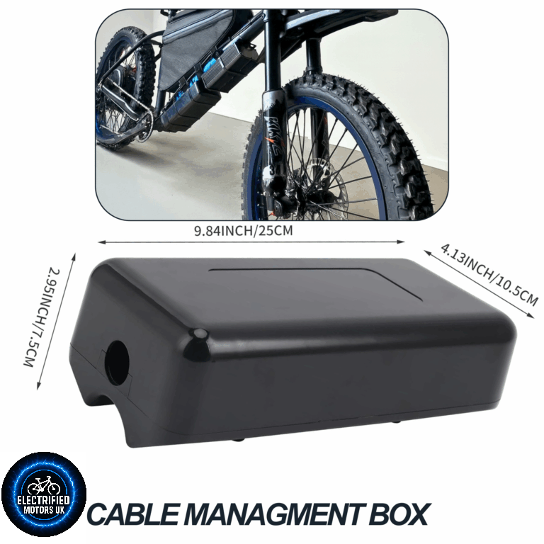 E Bike Controller Box Large Waterproof Case Conversion Electric Bicycle Black UK