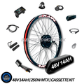 Ultimate MTX 48V 250W E Bike Conversion Kit Cassette 7-11 Speed Rear Wheel | 48V 14AH Samsung Battery
