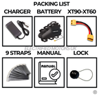 52V 28AH Lithium E bike battery 50A BMS Samsung 35E 18650 0-2500W Triangle Ebike Battery High Quality