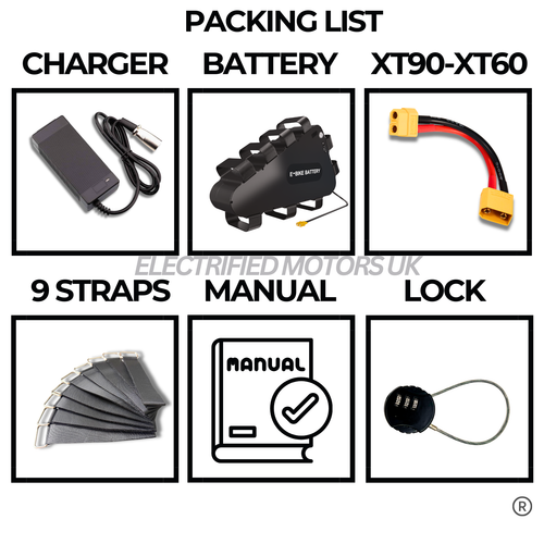 48V 30AH Lithium E bike battery 50A BMS Samsung 50GB 21700 0-2400W Triangle Ebike Battery High Quality