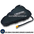 52V 28AH Lithium E bike battery 50A BMS Samsung 35E 18650 0-2500W Triangle Ebike Battery High Quality