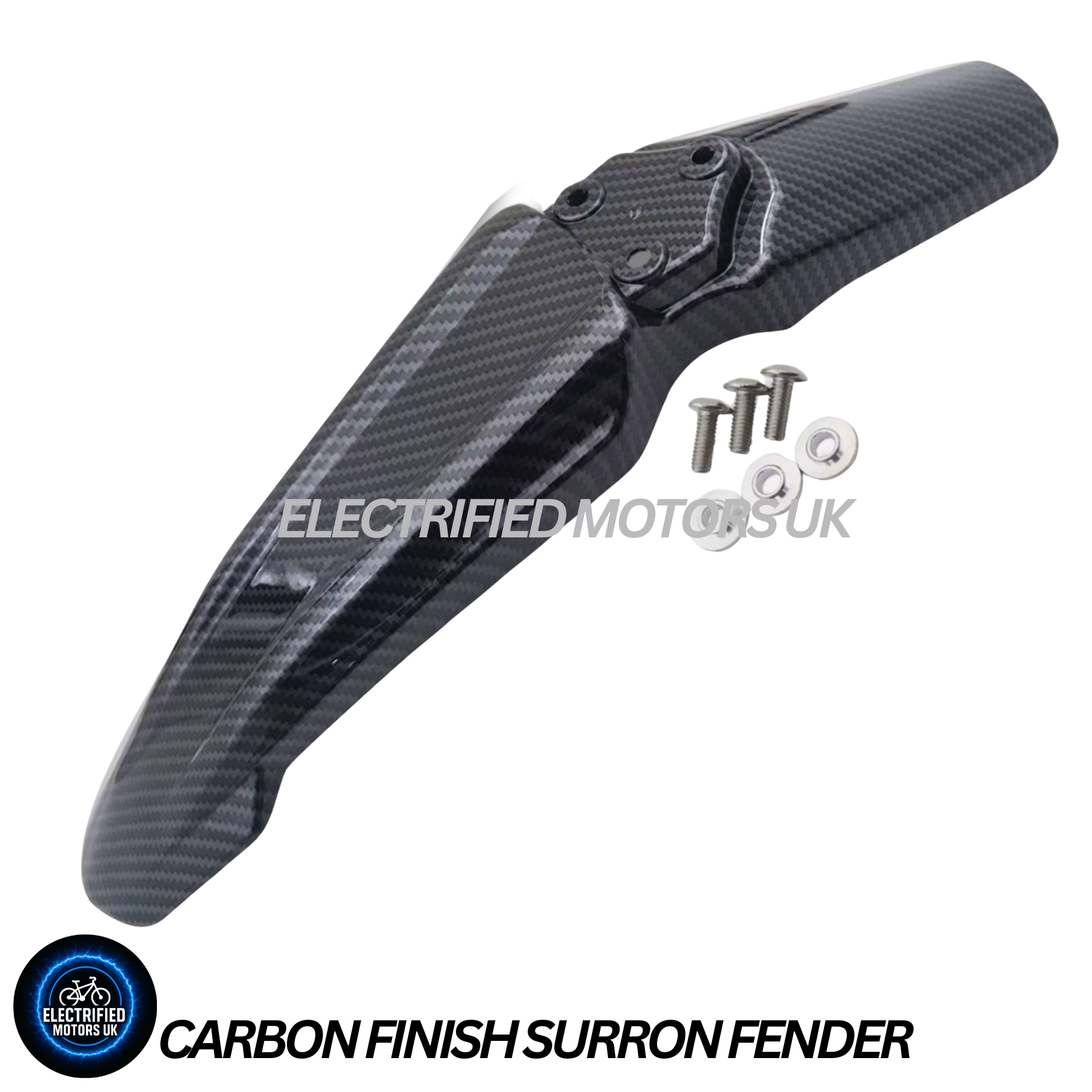 Carbon Fiber Front Fender Mudguard For Sur Ron Light Bee X S Electric Bike DNM
