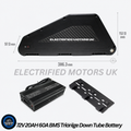 72V 20AH 60A BMS SAMSUNG 50S DOWN TUBE TRIANGLE BATTERY (New Style Case & Mount)