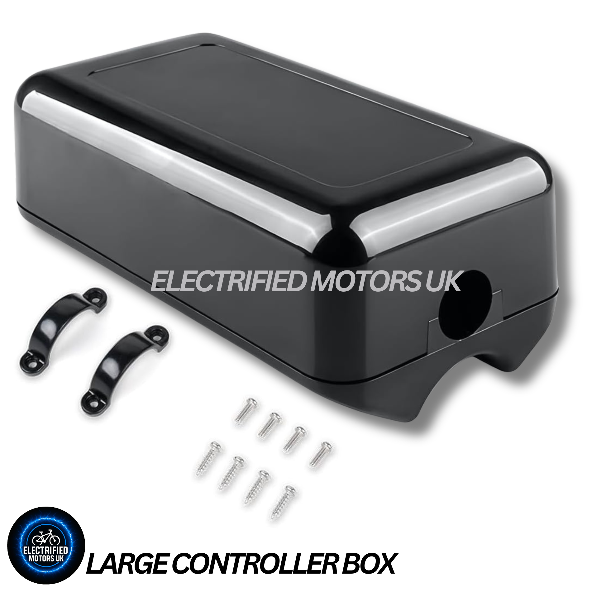 E Bike Controller Box Large Waterproof Case Conversion Electric Bicycle Black UK