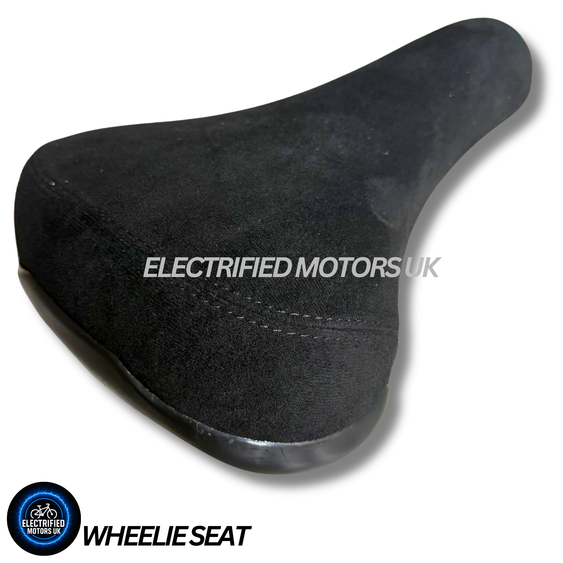 Bicycle Saddle Seat Suede Wheelie Seat Bike MTB BMX Life Ebike Strong Durable