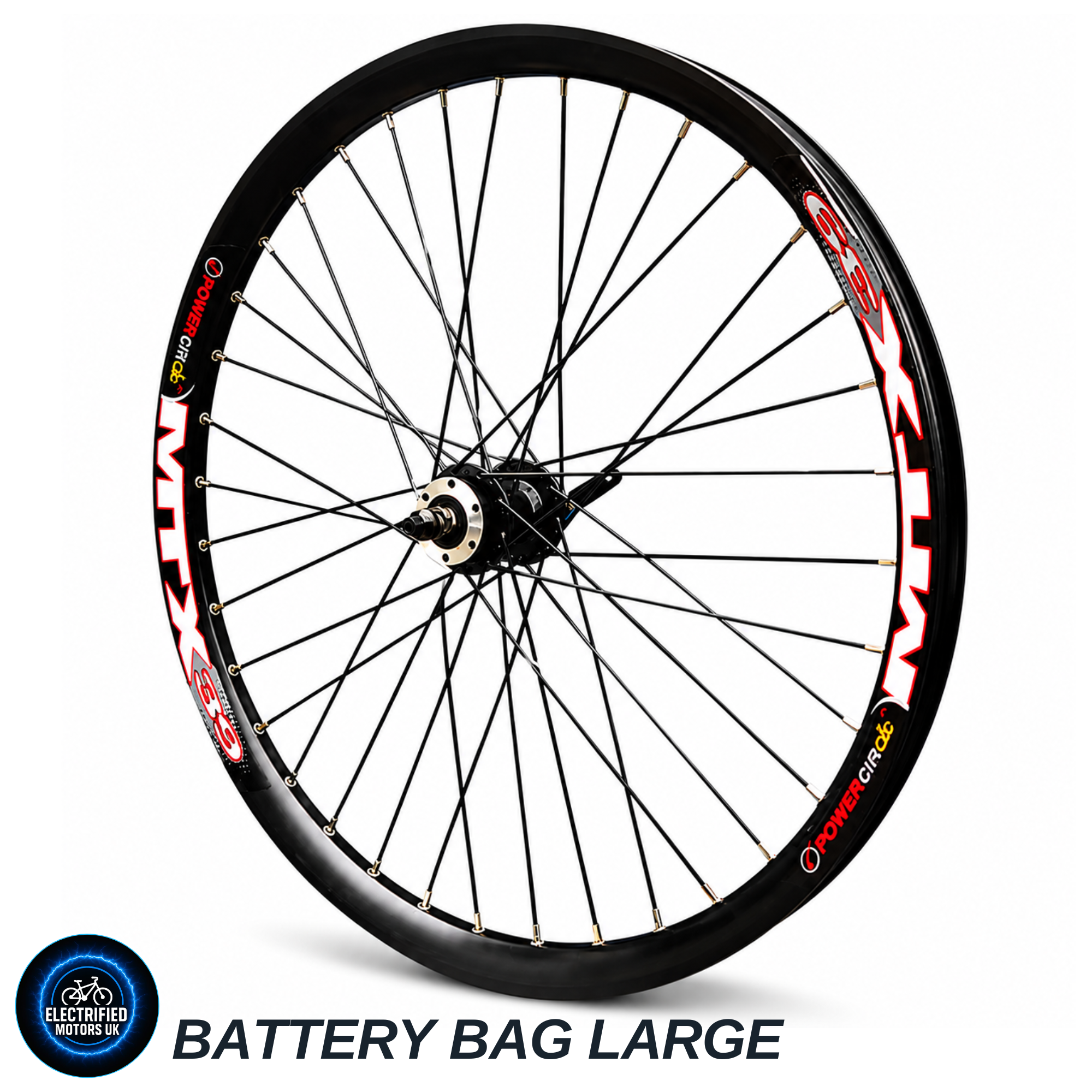MTX 39 Front Wheel E Bike 26″ 27.5″ 29″ Thru Axle QR 110mm 100mm Dropout