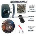 The Ultimate Electric 2000W 52V 50A 20AH E Bike Conversion Kit {Uk Road Legal Limiter}