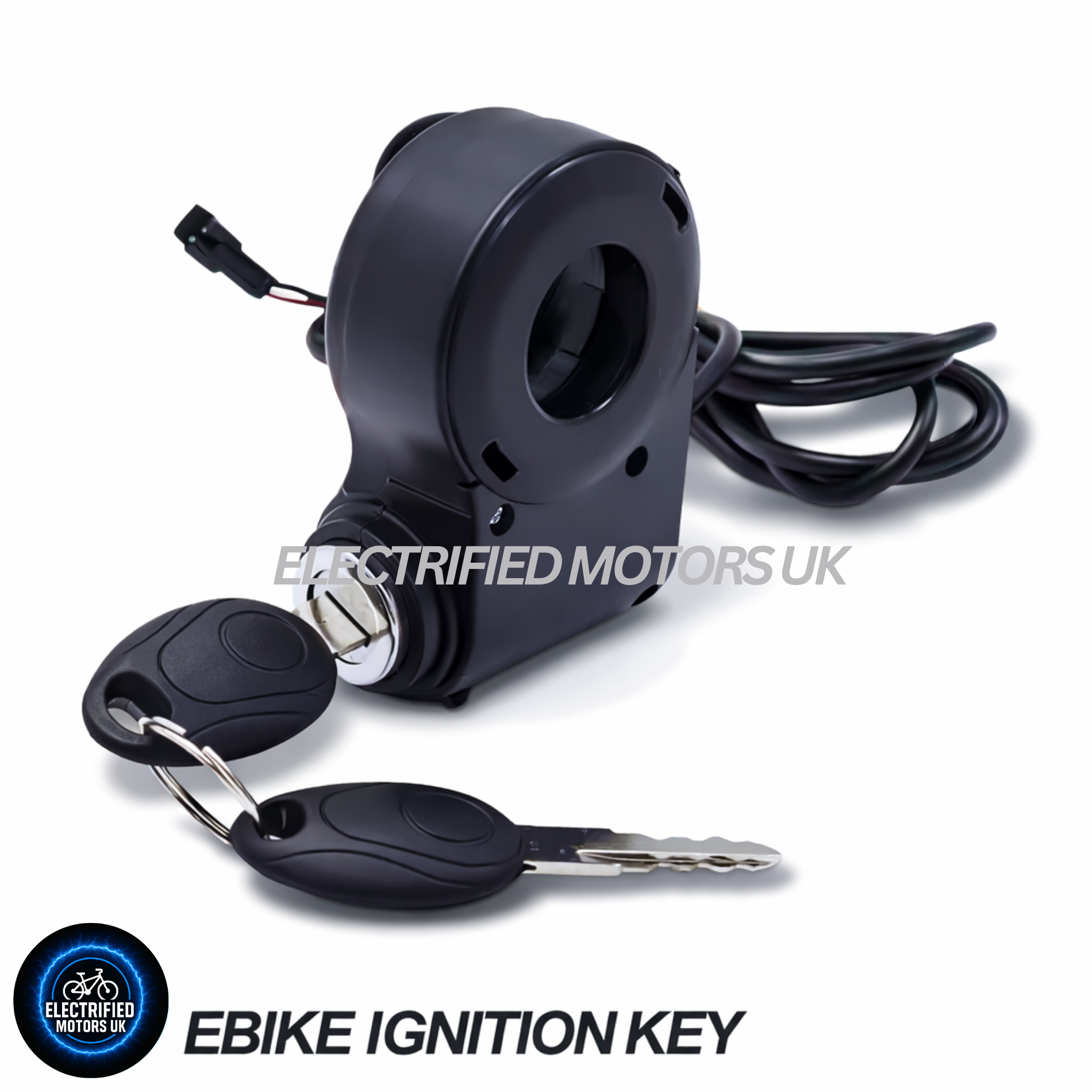 E Bike Ignition Key On Off Handlebar Fitment Ebike Security 2 Switch 2 Pin SM