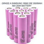 52V 28AH Lithium E bike battery 50A BMS Samsung 35E 18650 0-2500W Triangle Ebike Battery High Quality