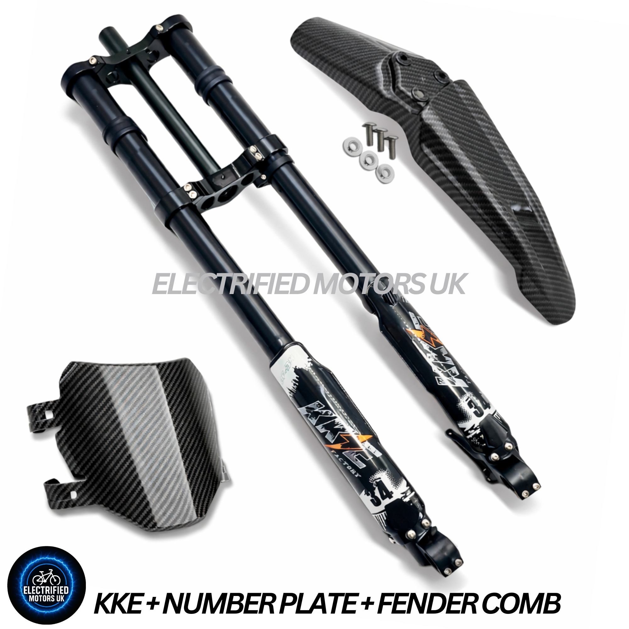 KKE Front Suspension Forks 26 27.5 29 Inch MTB Sur-ron Stealth Bomber Bike Forks