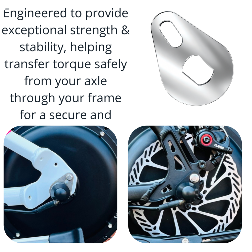 E Bike Torque Arm Set Fit Rear Motor M12 M14 M16 Axle UK Universal High Strength Carrera, Trek, Voodoo, Boardman.