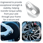 E Bike Torque Arm Set Fit Rear Motor M12 M14 M16 Axle UK Universal High Strength Carrera, Trek, Voodoo, Boardman.