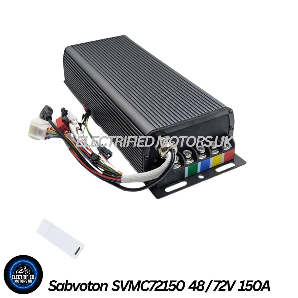 72V 150A Sabvoton eBike Controller – 48V-72V Sine Wave FOC