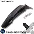 Gloss Black Front Fender Mudguard For Sur Ron Light Bee X S Electric Bike DNM