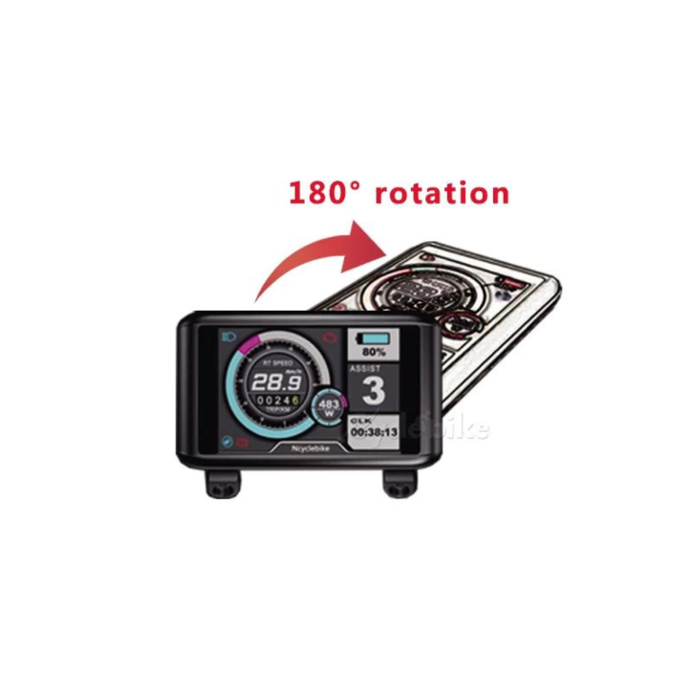 UKC1 E Bike Full Colour LCD Display 36V 48V 52V 60V 72V Mode Sinewave Squarewave