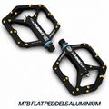TANKE MTB Bike Pedals Flat Sealed Bearing 9/16" Aluminium Alloy Bicycle Pedals
