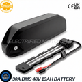 48V 13Ah 30A E-Bike Lithium Iron DownTube Hailong Poly 6 Battery Anderson XT60 UK 2A Charger