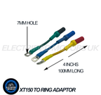 XT150 Gold Plated Connector 7mm Ring Phase Adaptor Male Female Amass