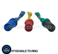 XT150 Gold Plated Connector 7mm Ring Phase Adaptor Male Female Amass