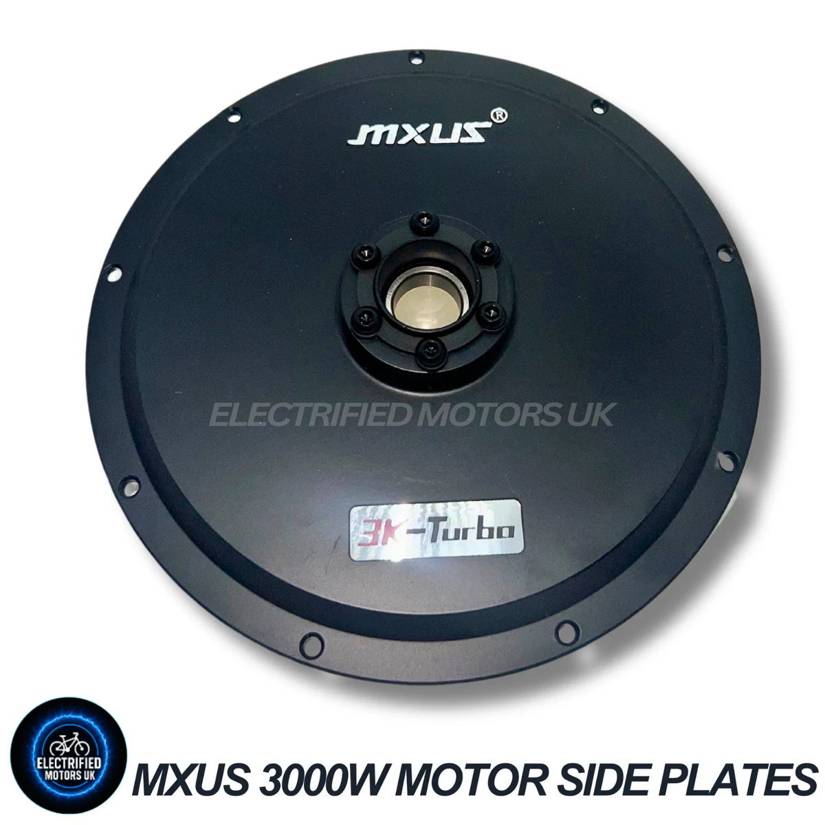 MXUS XF40 45H V3 Motor Side Cover Plate Freewheel & Brake Side Bearing Black