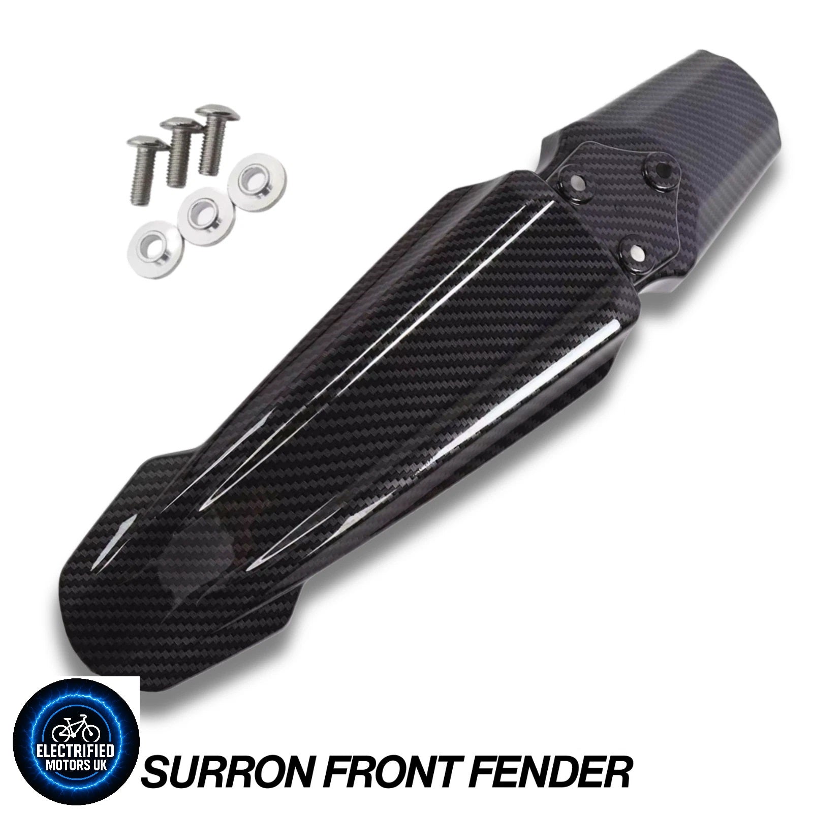 Carbon Fiber Front Fender Mudguard For Sur Ron Light Bee X S Electric Bike DNM