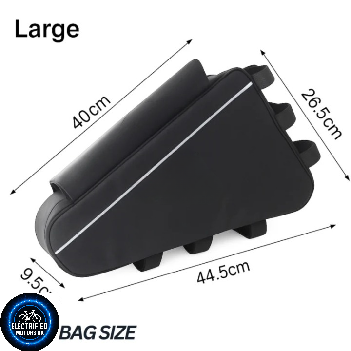 Triangle Ebike Battery Bag Large One Size Heavy Duty Storage High Quality