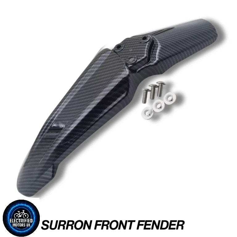 Carbon Fiber Front Fender Mudguard For Sur Ron Light Bee X S Electric Bike DNM