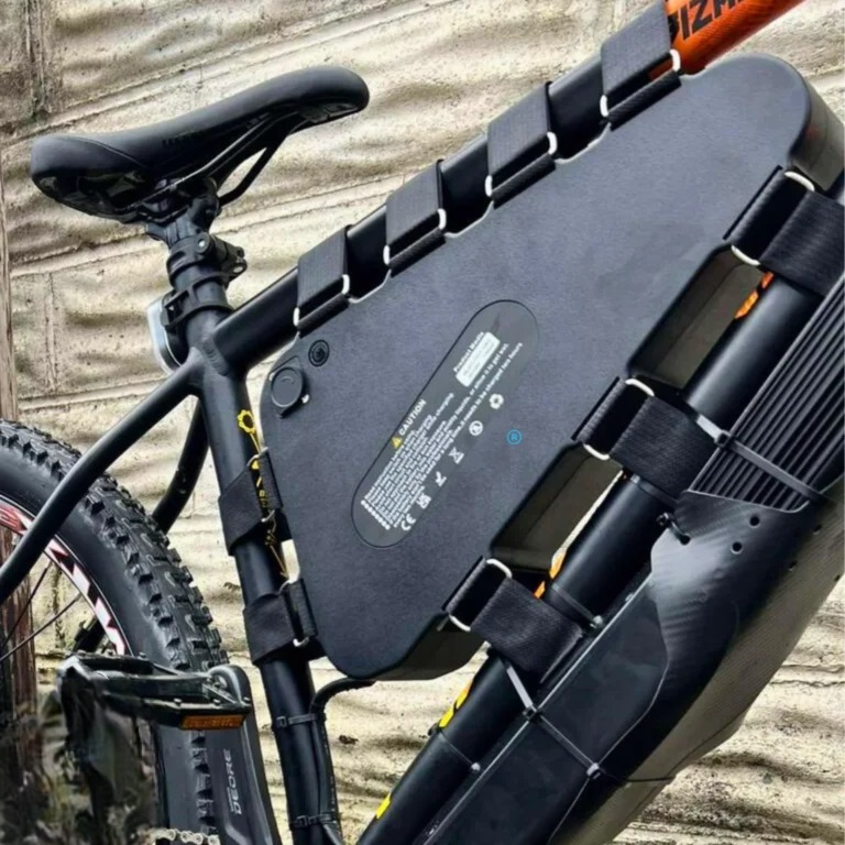 Triangle E Bike Battery Straps Heavy Duty Buckle Lithium Pack Hock & Loop