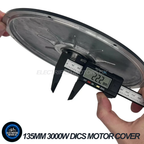 3000W Motor Side Cover Plate Freewheel & Brake Side 17mm & 22mm Bearing Black